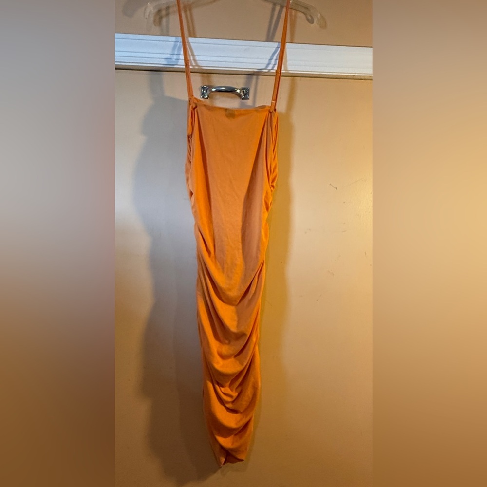 SHEIN Orange Mini Dress, size S